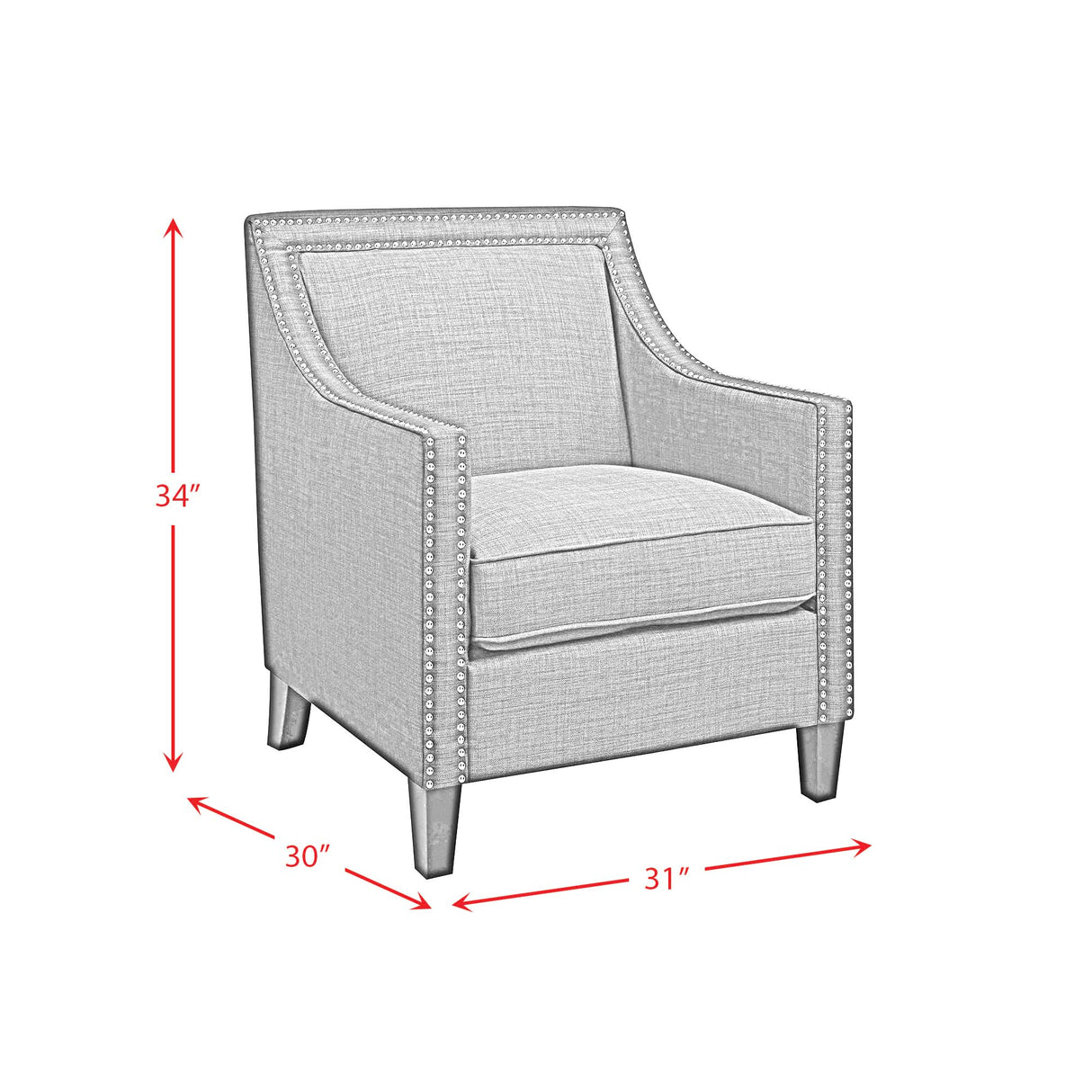 Erica 497 Chair W/Chrome Nails Heirloom Blue (ISTA 3)