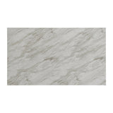 Everdeen Dining Table w/ White Faux Marble Top in Charcoal