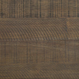 Farmington Storage Dining Bench in Medium Brown and Washed Stone