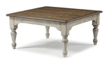 Flexsteel Plymouth Square Cocktail Table in Two-Tone