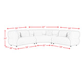 Four Seasons LHF Loveseat in Woolen Camel with 2 Pillows