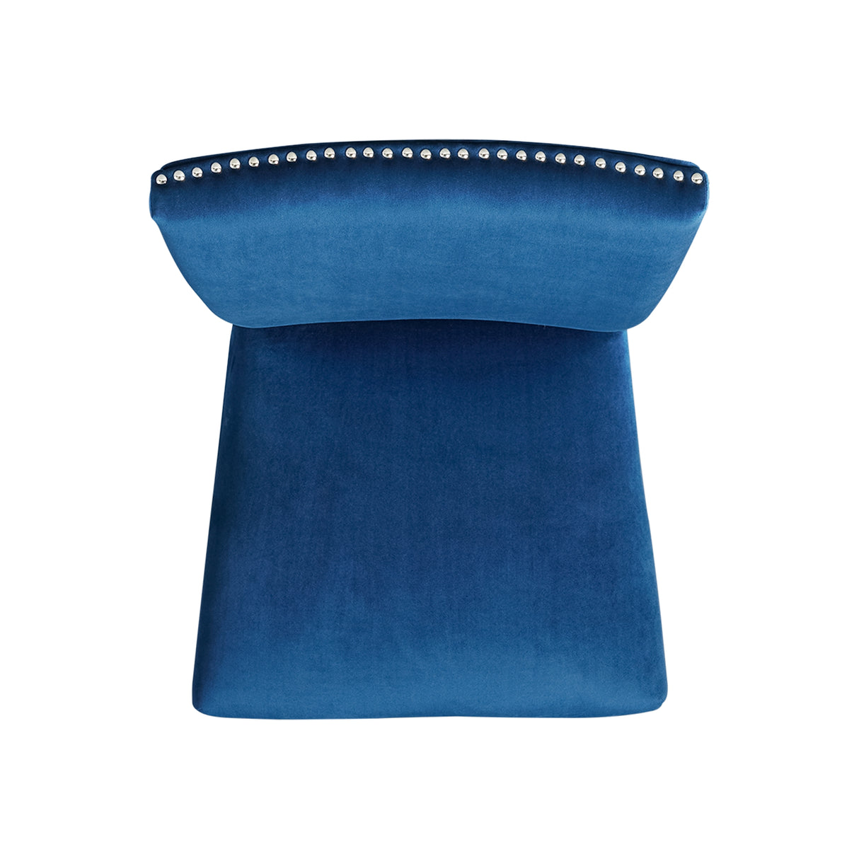 Francesca Counter Dining Blue Counter Velvet Side Chair (2 Per Pack)