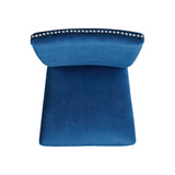 Francesca Counter Dining Blue Counter Velvet Side Chair (2 Per Pack)