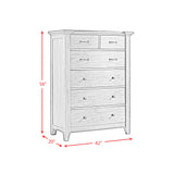 Gage 6-Drawer Chest in Chestnut