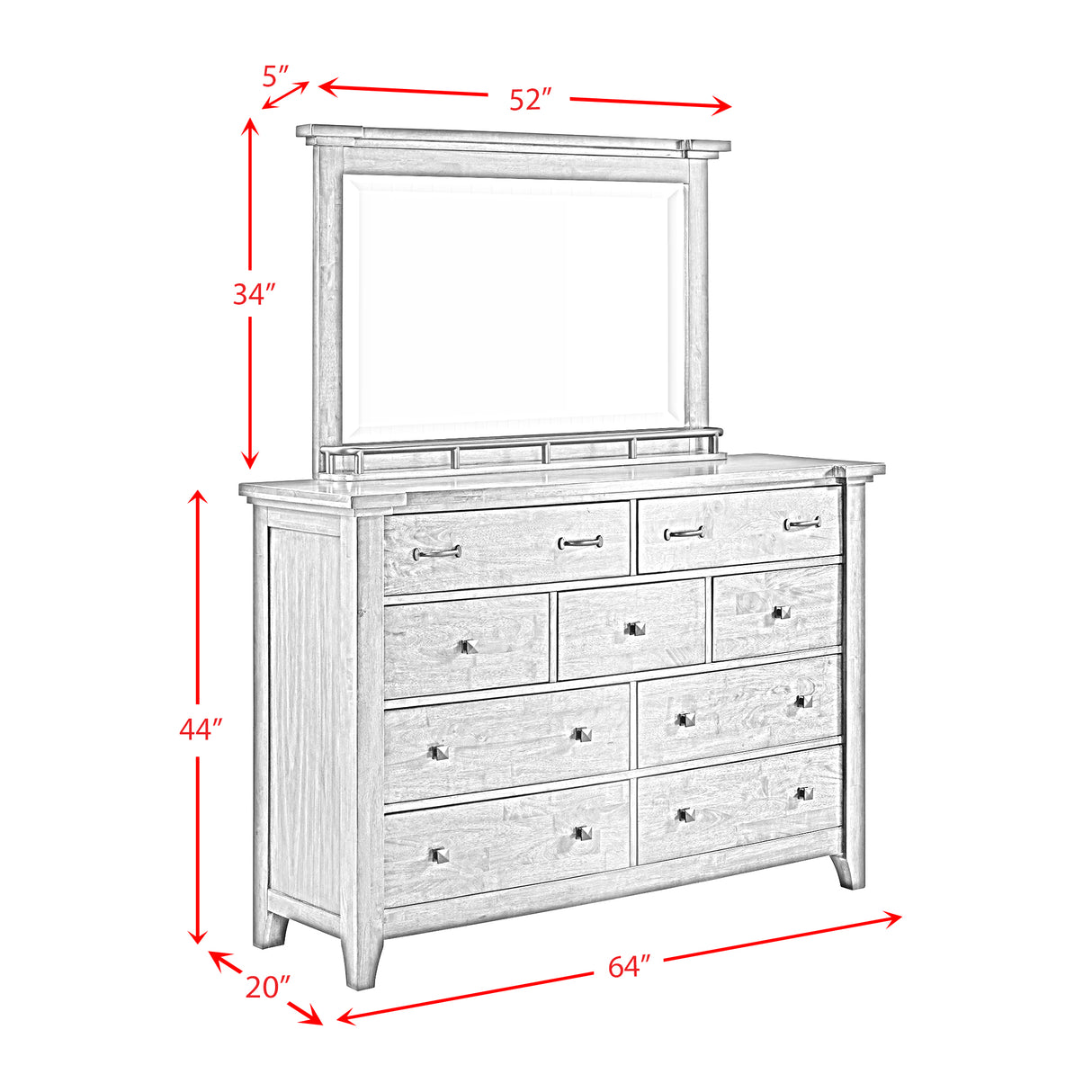 Gage Sleigh Storage Bedroom Set