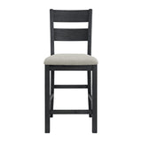Garcia 5PC Counter Set with Table and 4 Chairs in Black