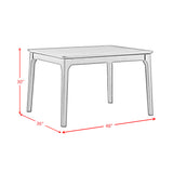 Garcia 5PC Dining Set with Table and 4 Chairs in Black