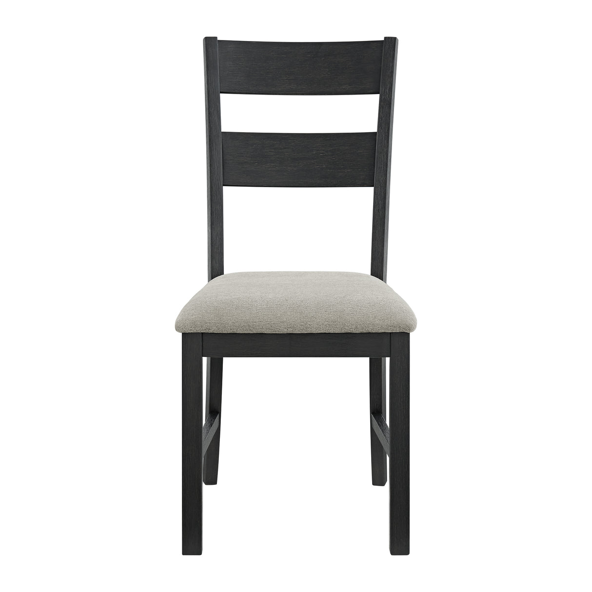 Garcia 6PC Dining Set with Table, 4 Chairs, and Bench in Black
