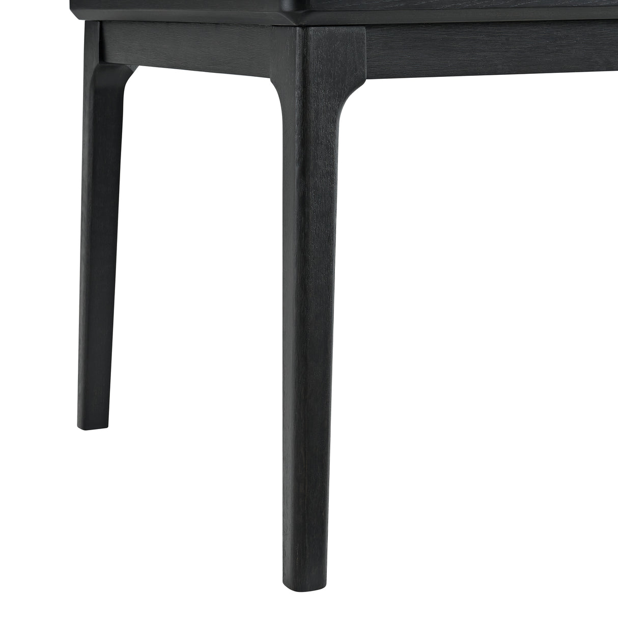 Garcia 5PC Dining Set with Table and 4 Chairs in Black