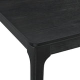 Garcia 6PC Dining Set with Table, 4 Chairs, and Bench in Black