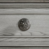 Glenmore 3-Drawer Nightstand with USB in Aged Grey