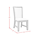 Grady 6PC Dining Set (72" Table + 4 Chairs + Bench) in Brown