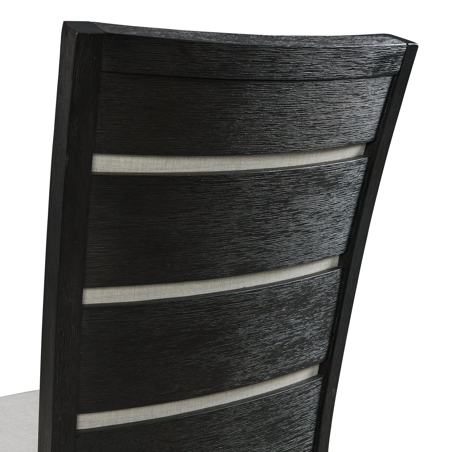 Grady Dining Slat Back Side Chair Black (2 Per Pack)