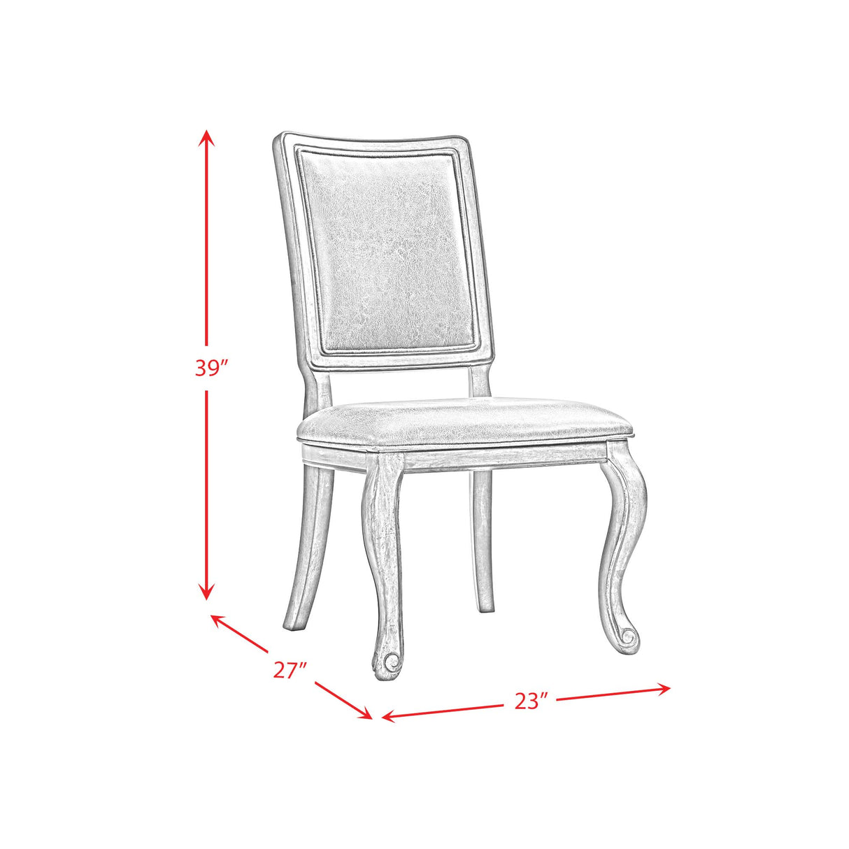 Gramercy 6PC Dining Set-Table, Four Chairs and Settee