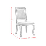 Gramercy 6PC Dining Set-Table, Four Chairs and Settee