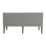 Gramercy Dining Three Seat Sofa w/Seven Pillows