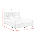 Hacienda Queen Storage Bed W/Tacoma Grey CM 003 (3A Packing)