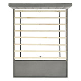 Hacienda Queen Storage Bed W/Tacoma Grey CM 003 (3A Packing)