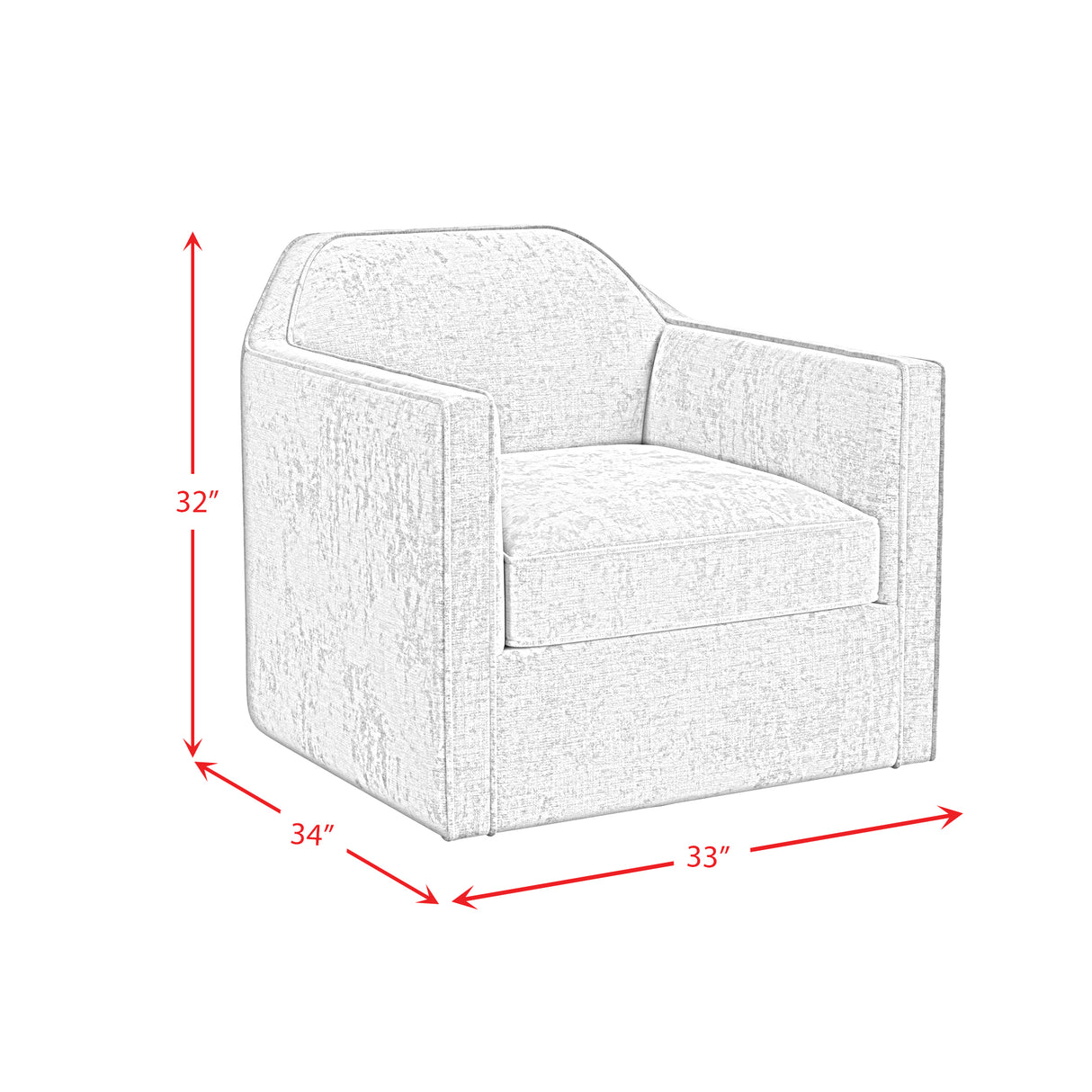 Hamlin Swivel Chair in Beamer Cement