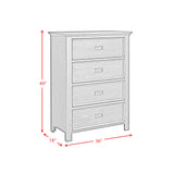 Hampton Kids Over Bunk with Staircase and Trundle Bedroom Set