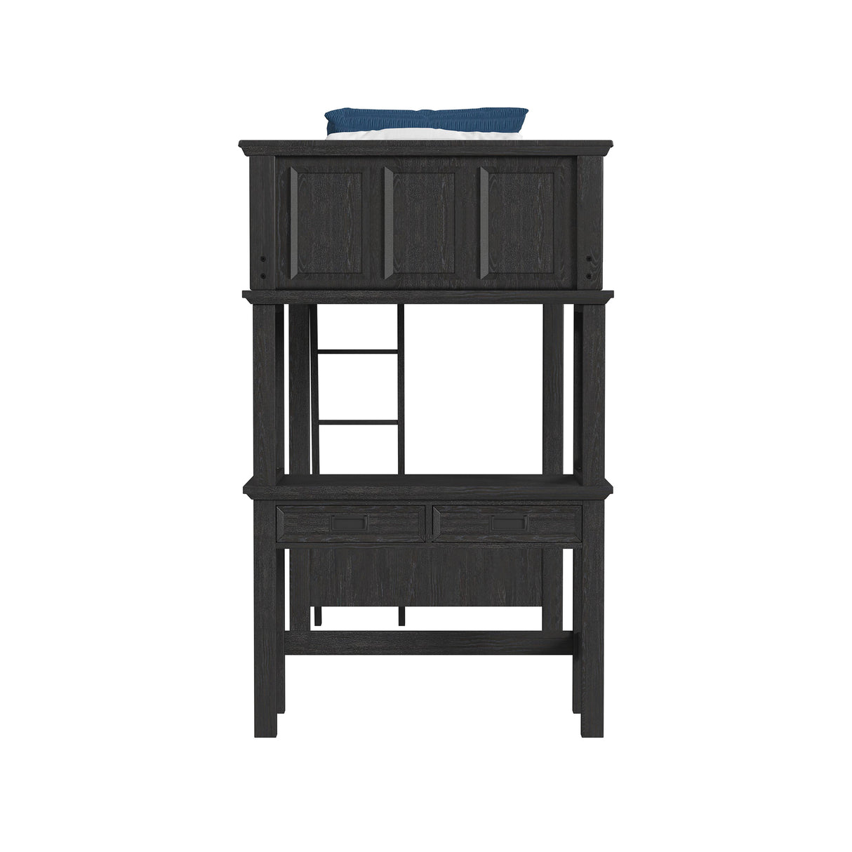Hampton Kids Loft with Ladder and Desk with Speaker