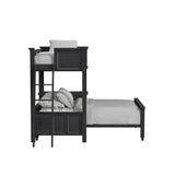 Hampton Kids Over Loft with Ladder and Desk with Speaker
