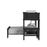 Hampton Kids Over Loft with Ladder and Desk with Speaker