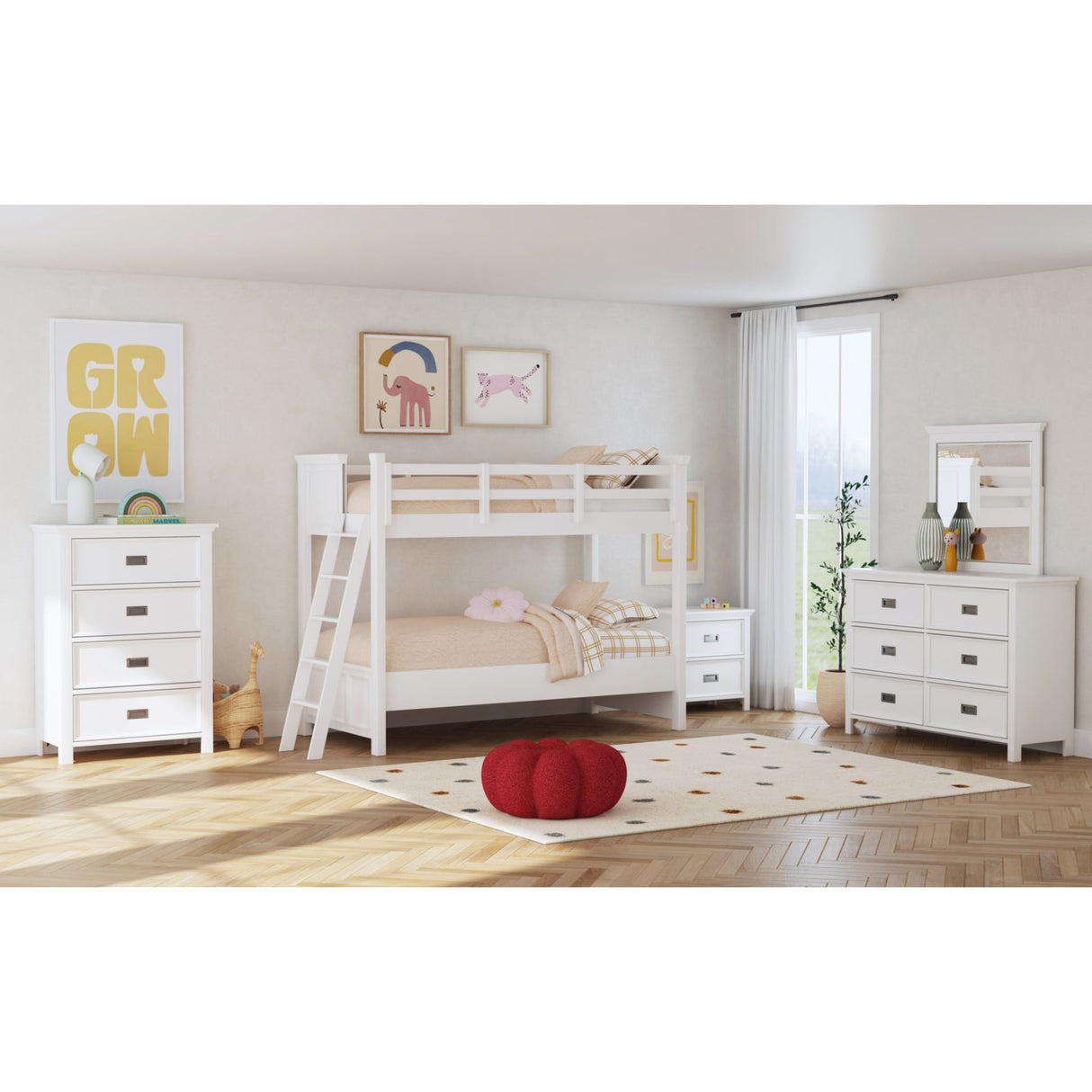 Hampton Kids Over Bunk with Ladder