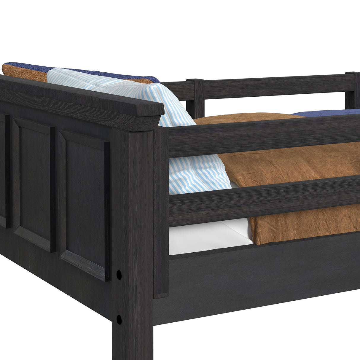 Hampton Kids Over Bunk with Staircase and Trundle Bedroom Set