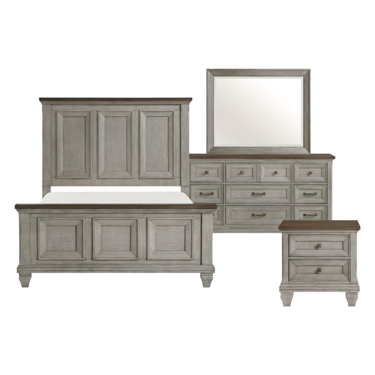 Renton 4 &5 Piece Set (QB+NS+DR+MR+CH) Bed Set image