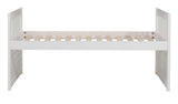 Galen Twin/Twin Trundle Bed with Storage in White B2053PRW-1