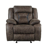 Madrona Glider Reclining Chair in Dark Brown 9989DB-1