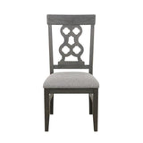 Arasina Side Chair in Dark Pewter (Set of 2)