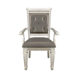 Bevelle Arm Chair in Silver (Set of 2) 1958A