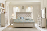 Celandine Queen Panel Bed in Pearl/Silver 1928-1