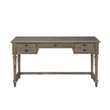 Cardano Writing Desk w/ 3 Working Drawers in Brown 1689BR-16