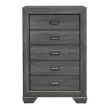 Beechnut 5 Drawer Chest in Gray 1904GY-9