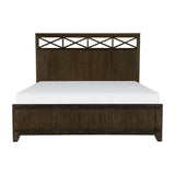 Griggs Queen Panel Bed in Dark Brown 1669-1