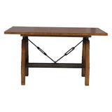 Holverson Counter Height Table in Rustic Brown 1715-36