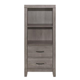 Woodrow Queen Platform Bed in Gray 2042NB-1