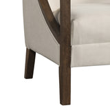 Hopkins Chair w/Brown Arm Columbia Natural(ISTA 3)
