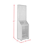 Hurricanes Dartboard Cabinet with Speaker and LED in Black (3A Packing)