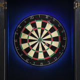 Hurricanes Dartboard Cabinet with Speaker and LED in Black (3A Packing)