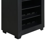 Hurricanes Dartboard Cabinet with Speaker and LED in Black (3A Packing)