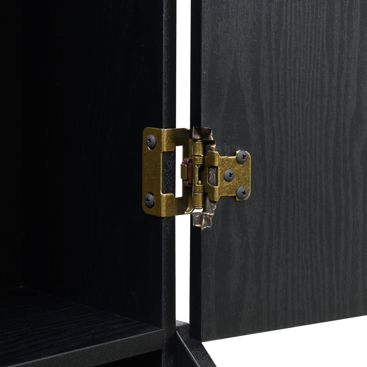 Hurricanes Dartboard Cabinet with Speaker and LED in Black (3A Packing)