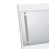 Irvine Mini Dressing Table with Stool, LED and USB in Glossy White