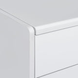 Irvine Mini Dressing Table with Stool, LED and USB in Glossy White