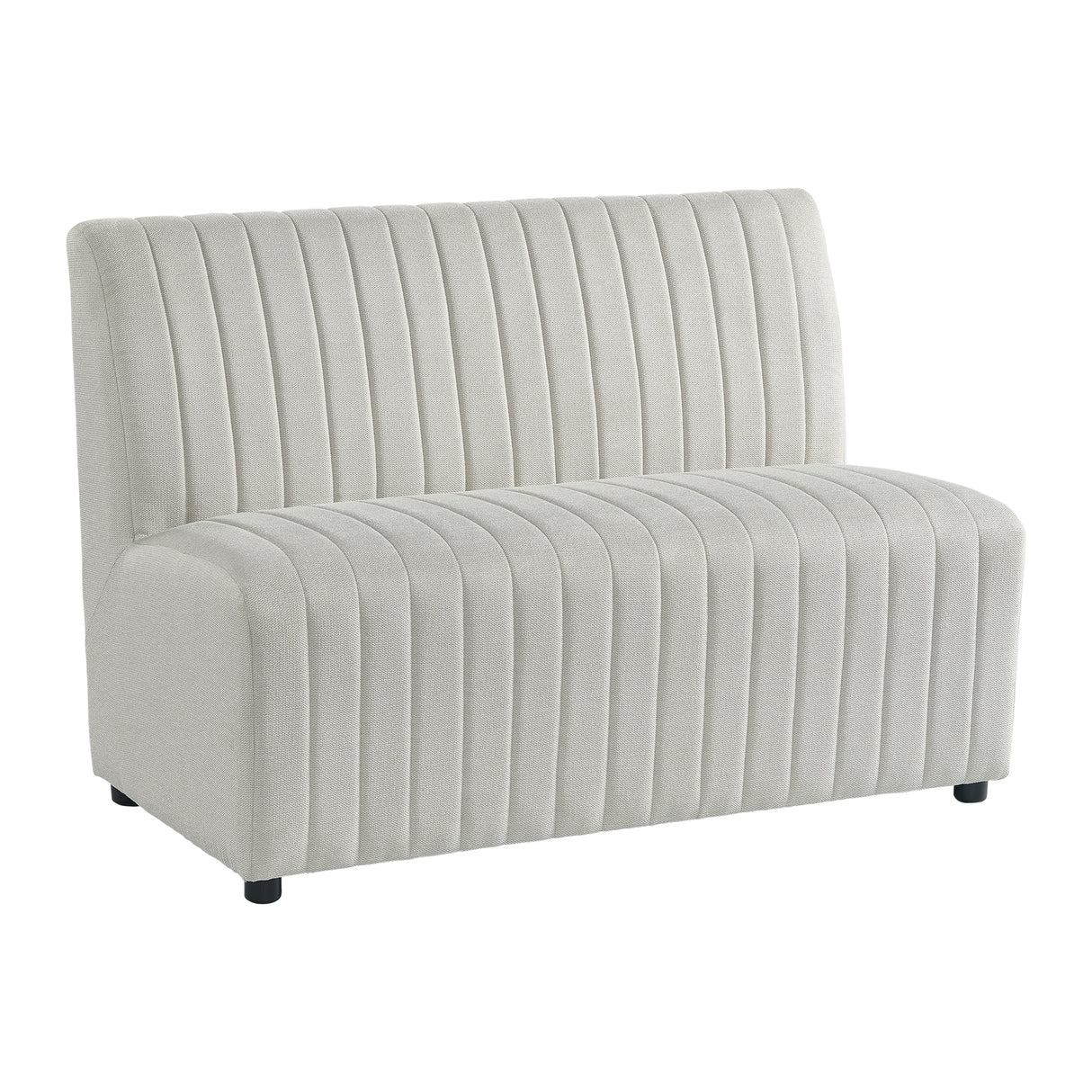 Jemma Upholstered Bench in Beige Linen