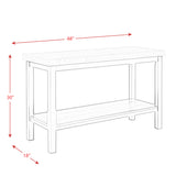 Kansas 3PC Occasional Table Set-Coffee Table, One End Table & One Sofa Table