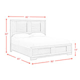 Kelis Panel Bedroom Set with LED
